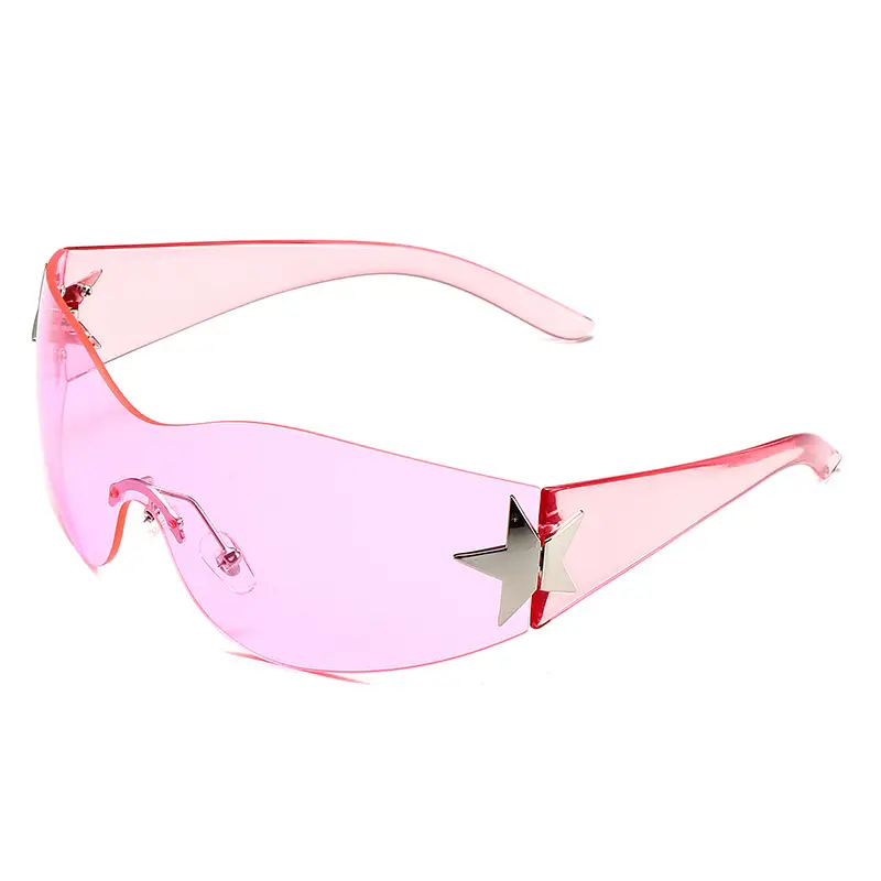 European Fashion Framed Sunglasses with 5-Pallete Star Design - Image 7