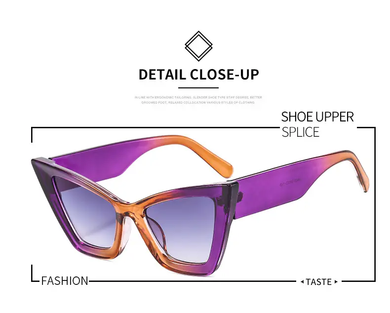 Purple Cat-Eye Sunglasses for Women Street Party Fashion β feature 2