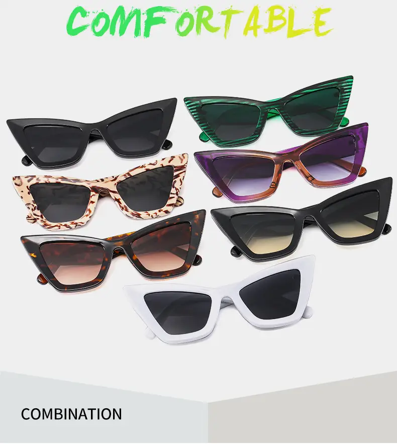 Purple Cat-Eye Sunglasses for Women Street Party Fashion β feature 3