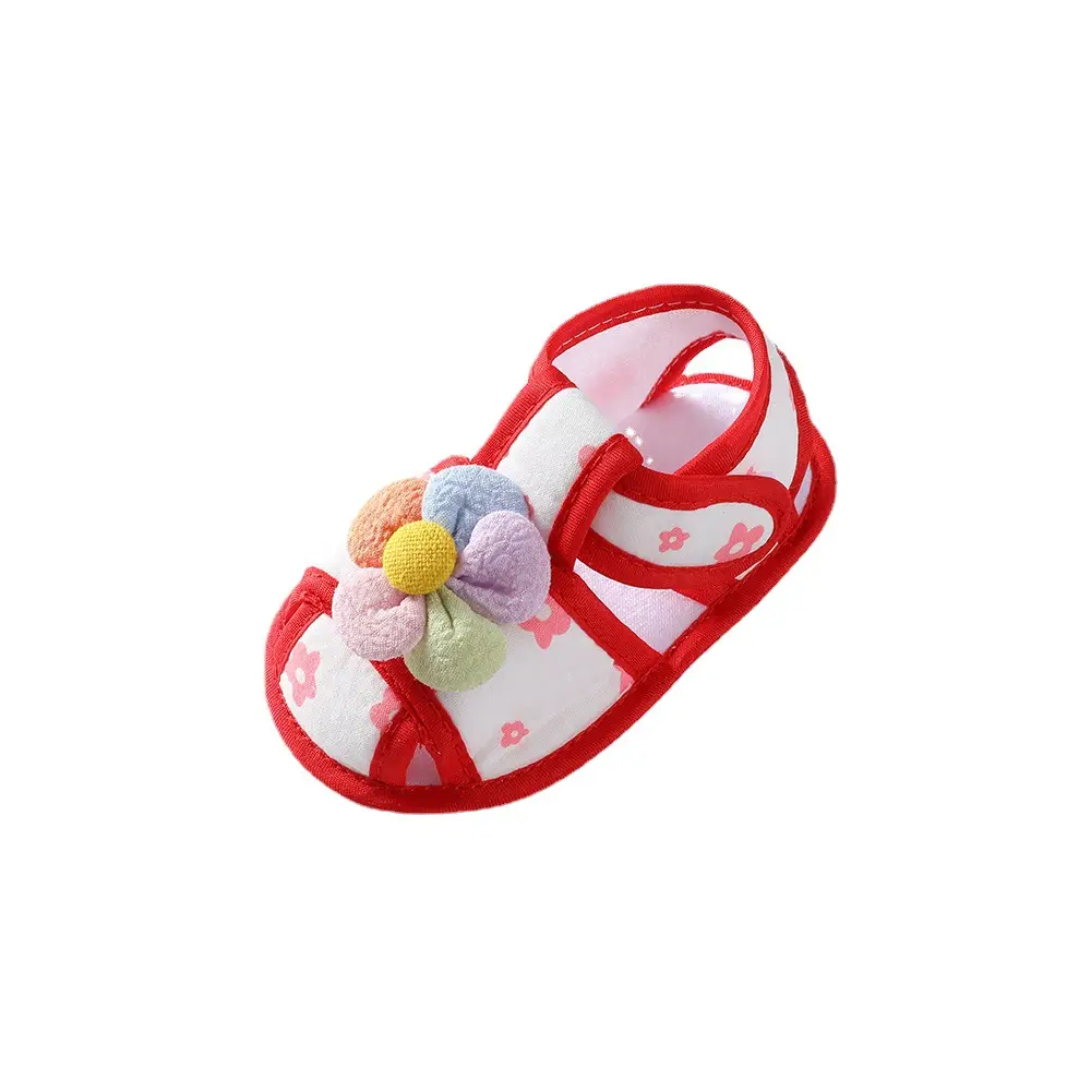 Pink Floral Baby Sandals for Girls 3-6Y