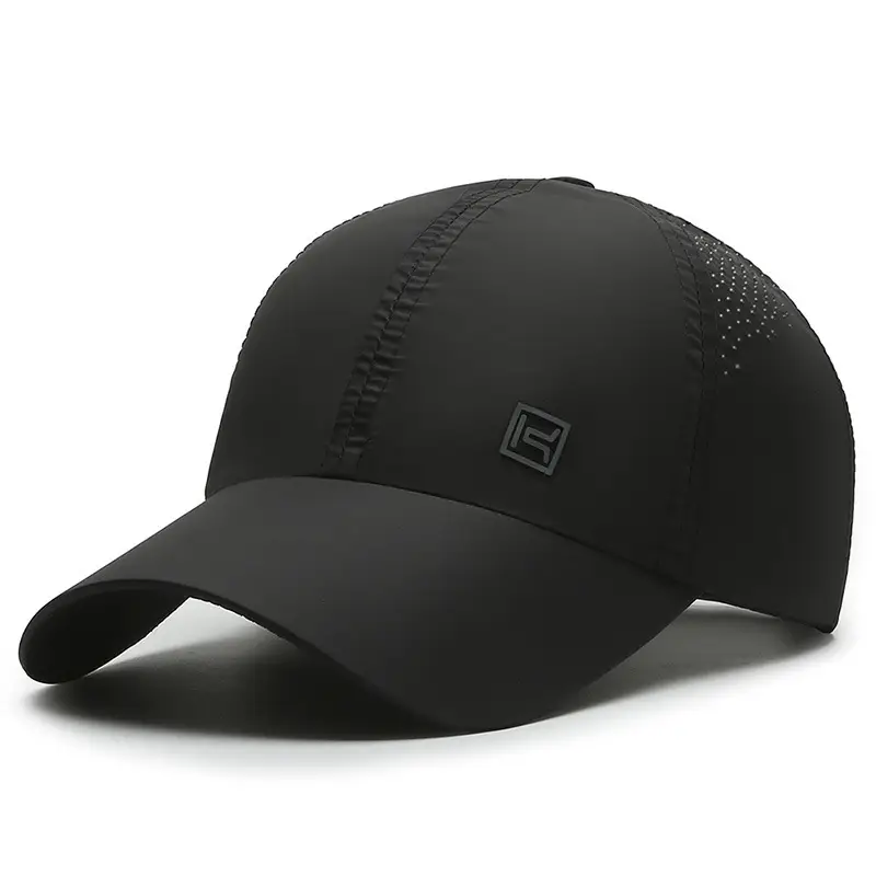Men's White Baseball Cap with Logo