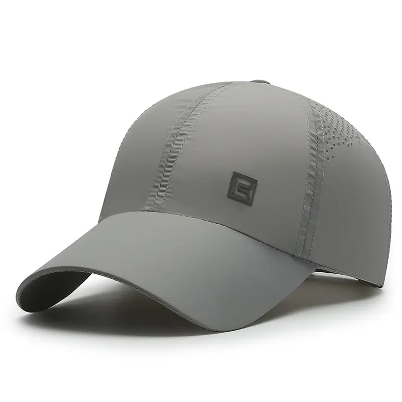 Men's White Baseball Cap with Logo
