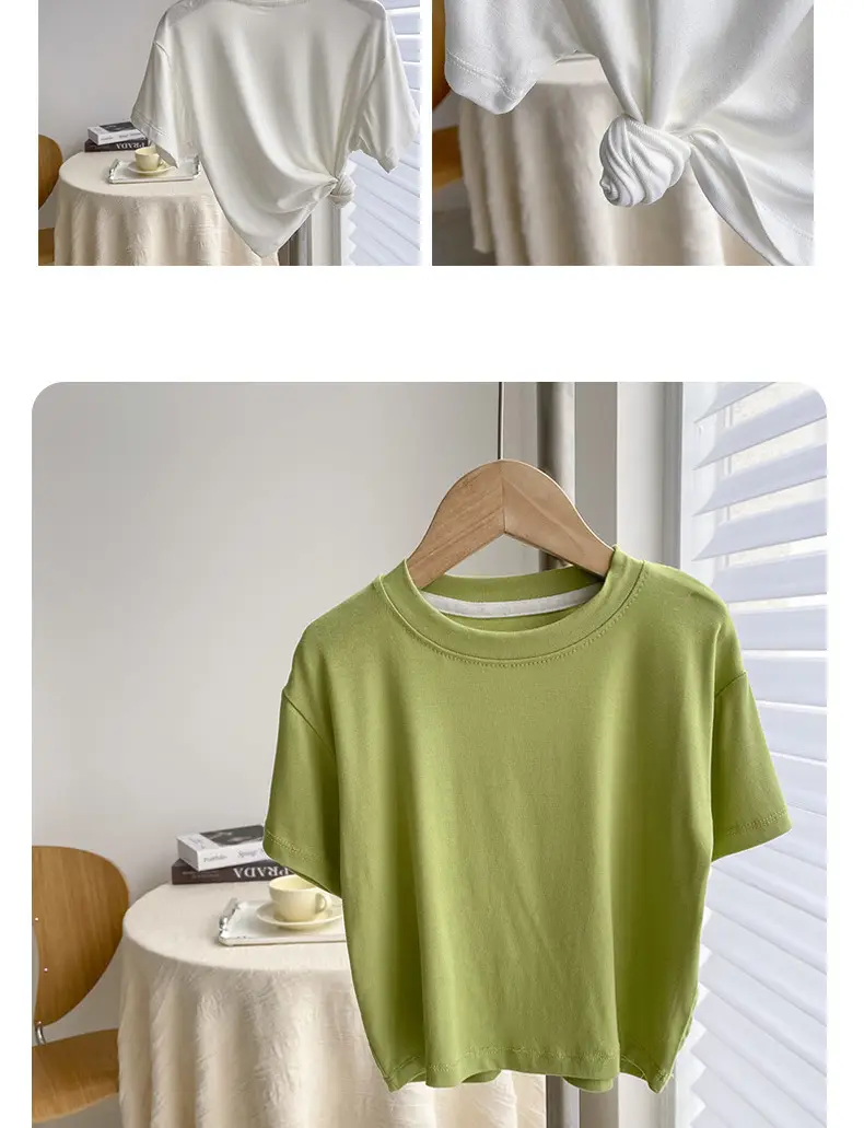 Pink Round Neck T-Shirt for Boys Summer Wear — feature 10