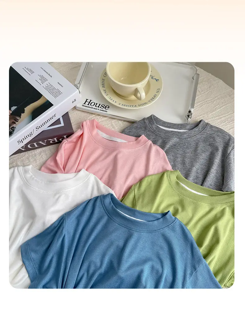 Pink Round Neck T-Shirt for Boys Summer Wear — feature 6