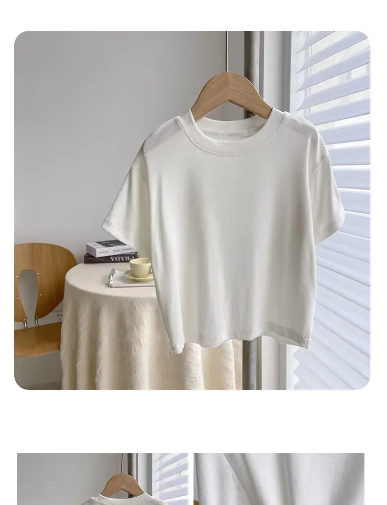 Pink Round Neck T-Shirt for Boys Summer Wear — feature 9
