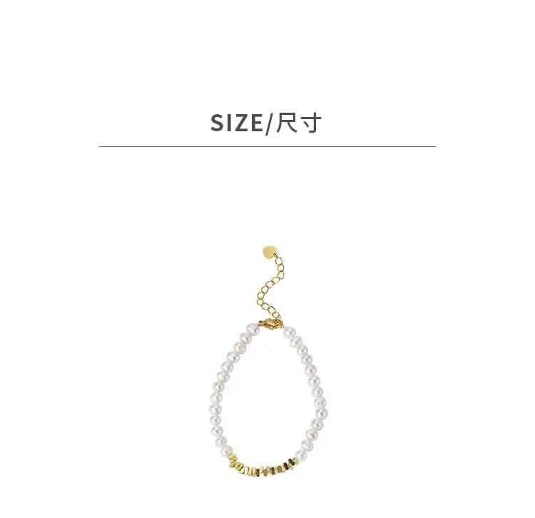 Broken Silver Pearl Bracelet for Girls Wholesale — feature 2
