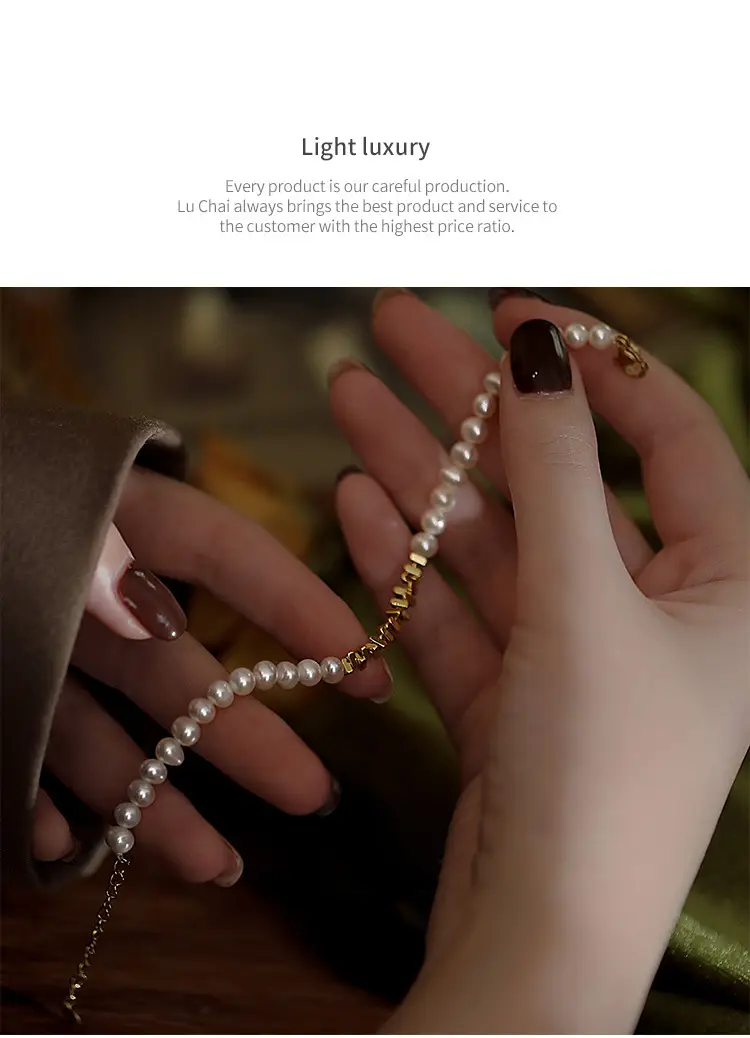 Broken Silver Pearl Bracelet for Girls Wholesale — feature 9