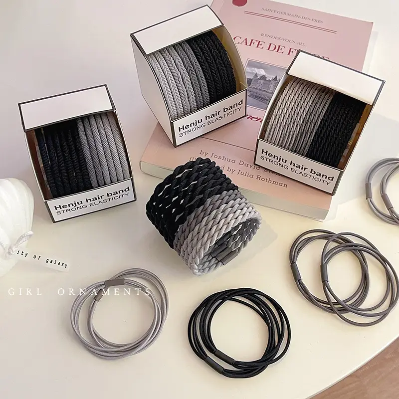 Summer Hair Rope Ponytail & Elastic Band Set - Image 7