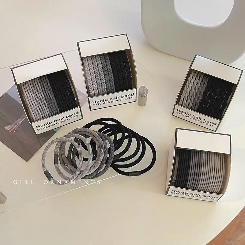 Summer Hair Rope Ponytail & Elastic Band Set - Image 8