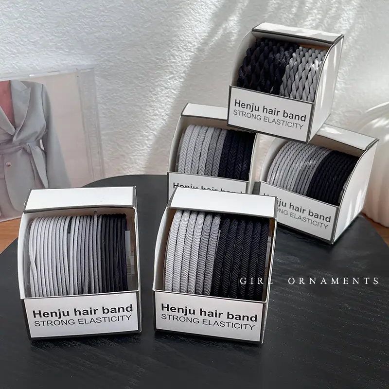 Summer Hair Rope Ponytail & Elastic Band Set - Image 9