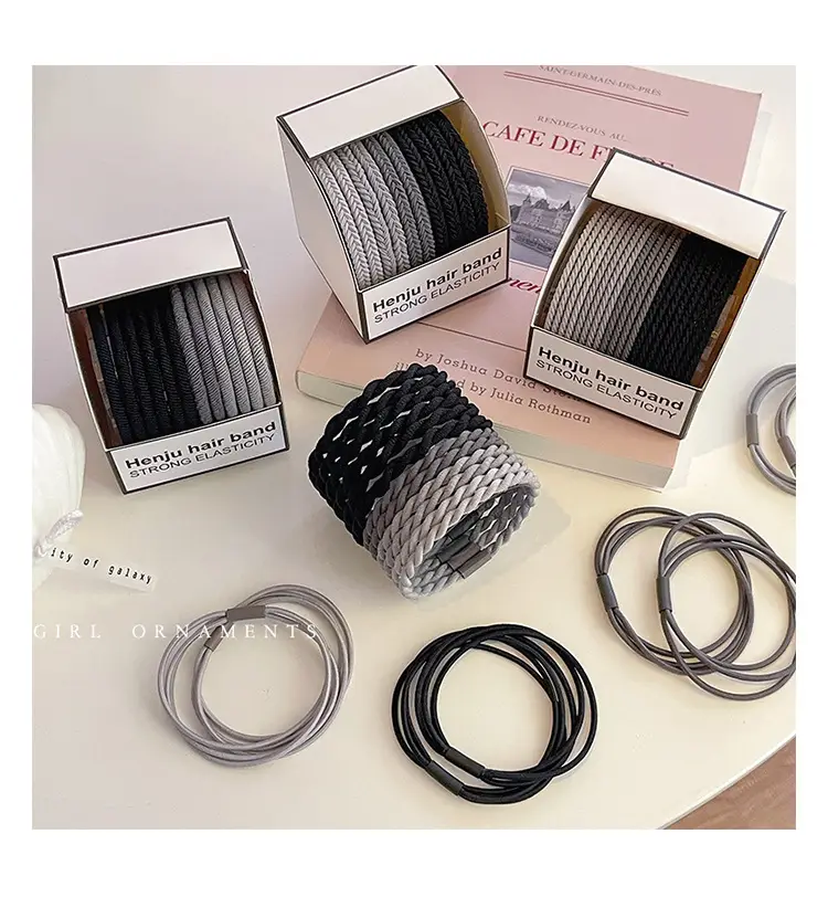 Summer Hair Rope Ponytail & Elastic Band Set — feature 4