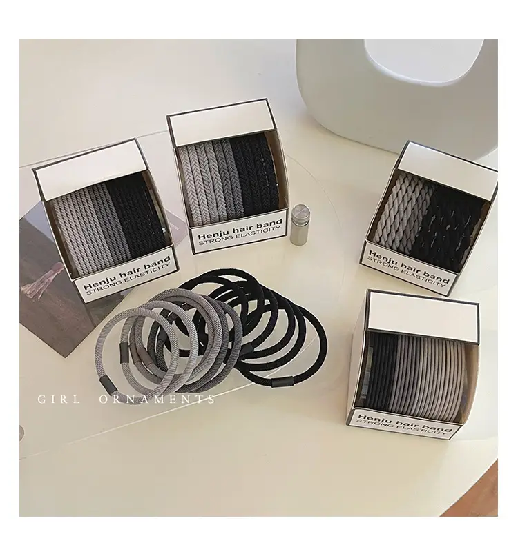 Summer Hair Rope Ponytail & Elastic Band Set — feature 6