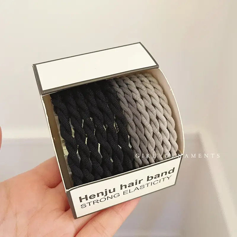 Summer Hair Rope Ponytail & Elastic Band Set - Image 4