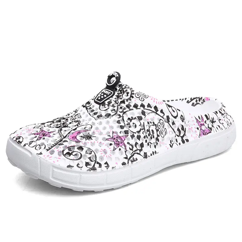 Pink Glitter Women's Clogs Outdoor Slip-On - Image 3