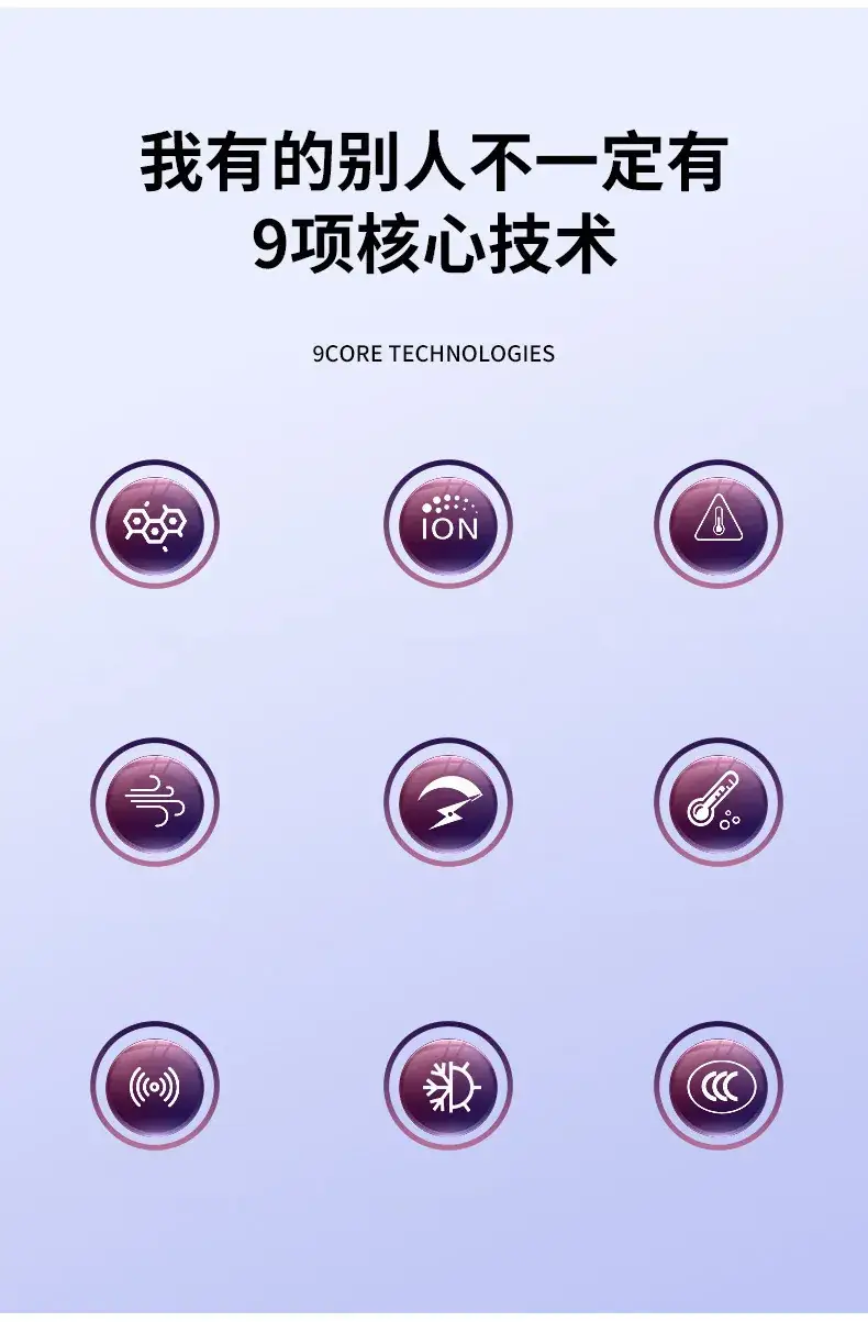 High-Speed Hair Dryer with Negative Ion Technology — feature 10