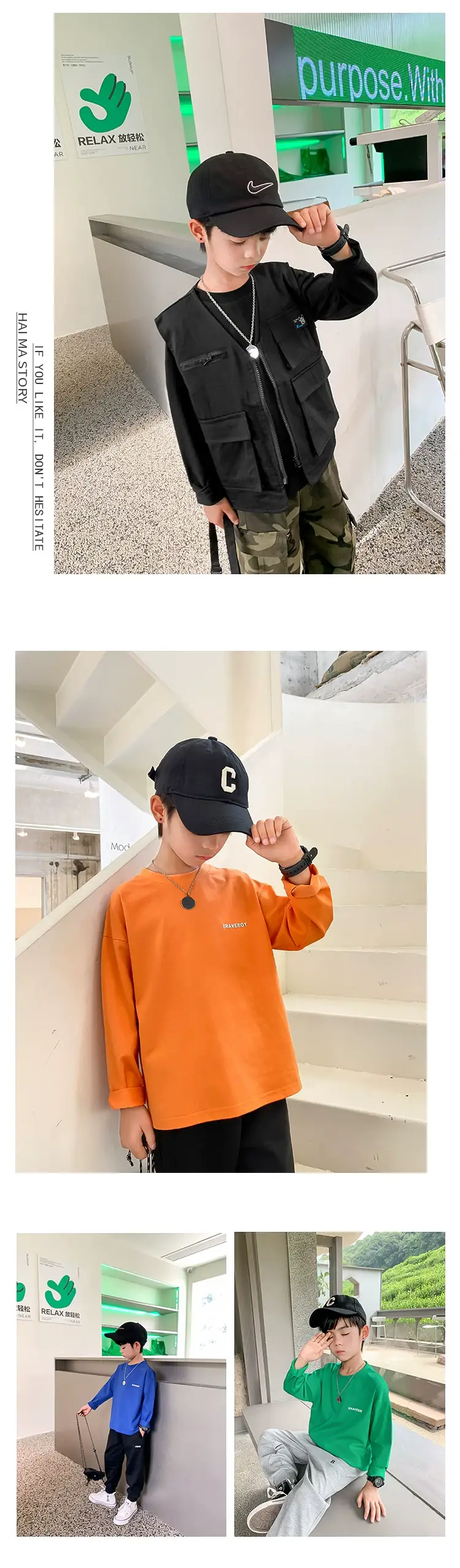 White Long Sleeve T-Shirt for Kids Pure Cotton 2026 — feature 14