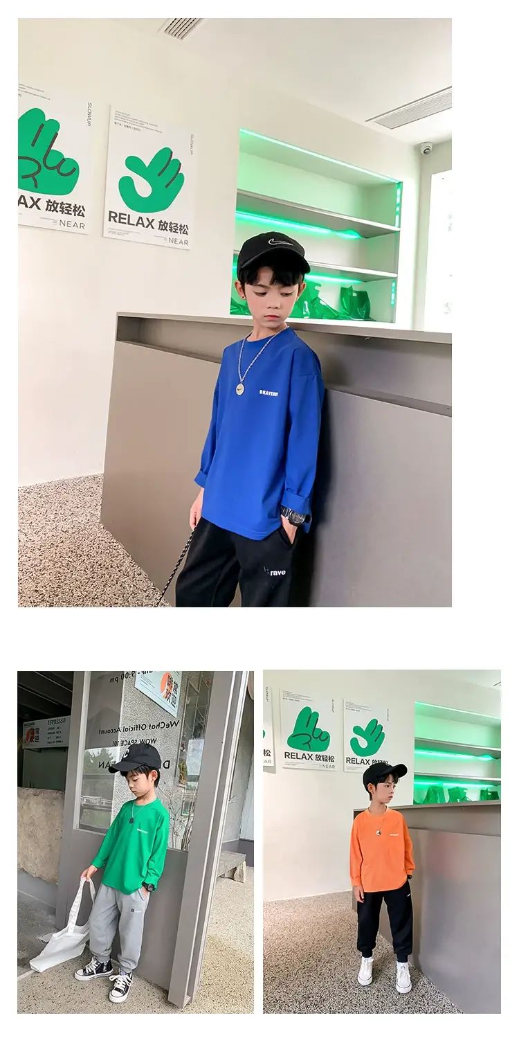 White Long Sleeve T-Shirt for Kids Pure Cotton 2026 — feature 20