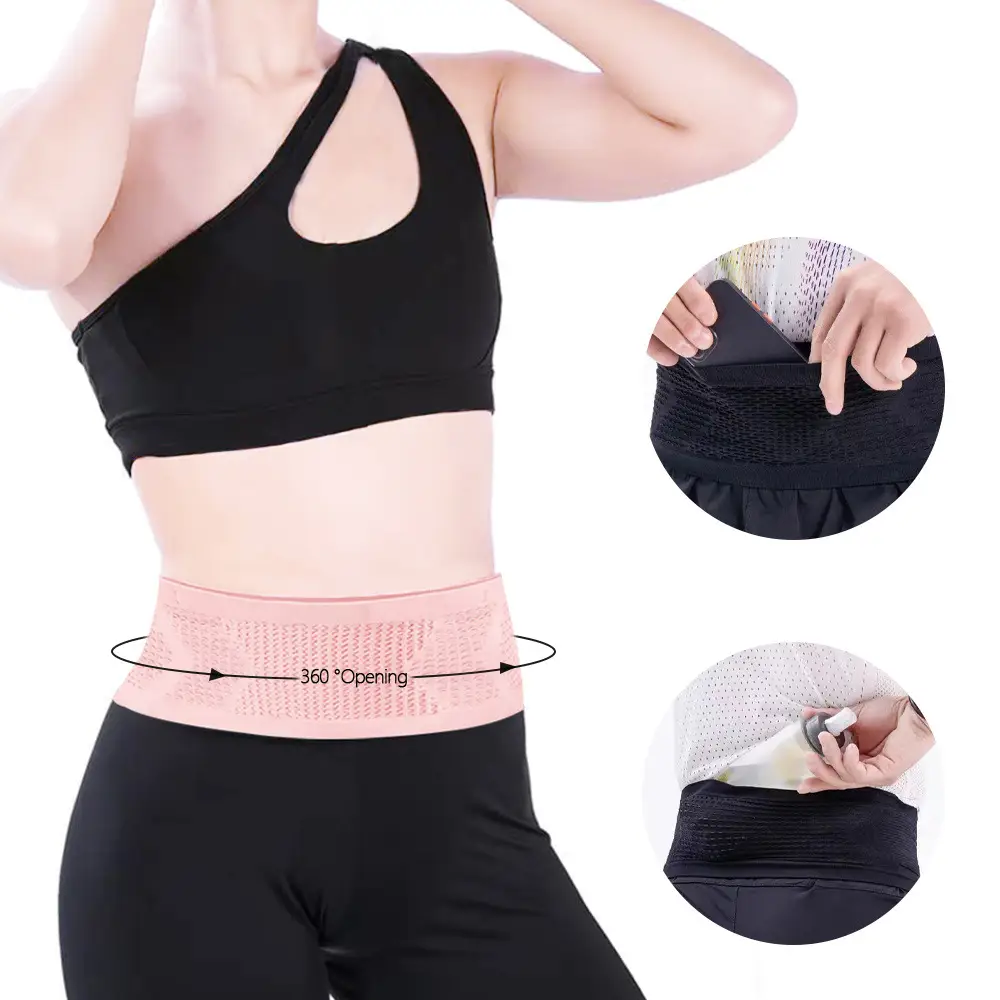 Breathable Sports Waist Bag for Men Women Large Capacity