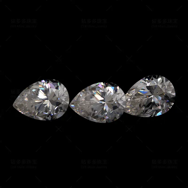 Pear-Shaped Moissanite Teardrop 710mm Vvs Clarity - Image 3