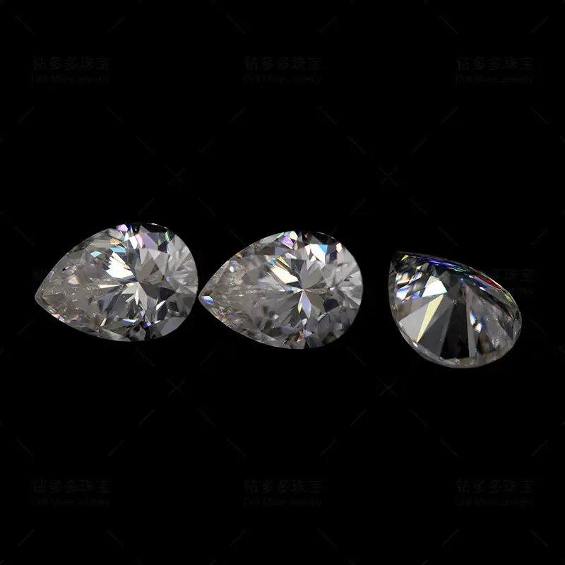 Pear-Shaped Moissanite Teardrop 710mm Vvs Clarity — feature 5