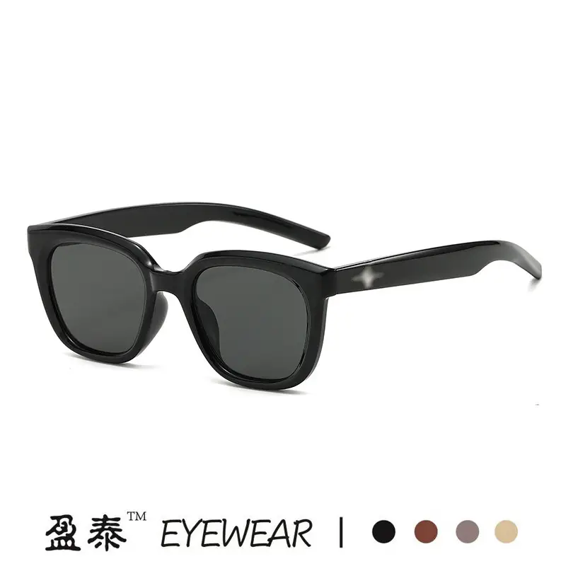 Black Brown K-Style Sunglasses for Women - Image 11