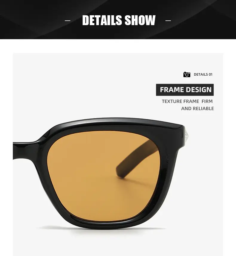Black Brown K-Style Sunglasses for Women — feature 20