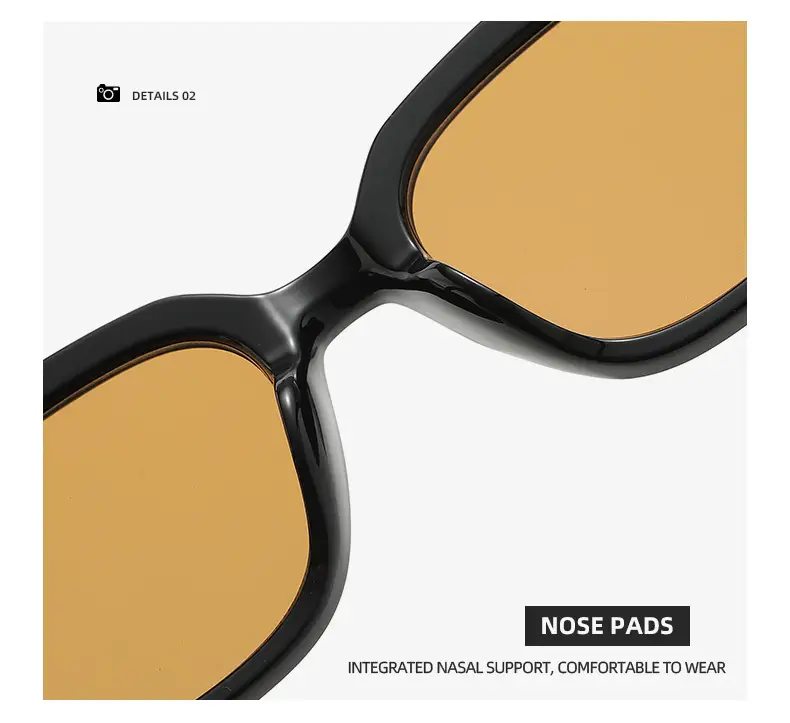 Black Brown K-Style Sunglasses for Women — feature 21
