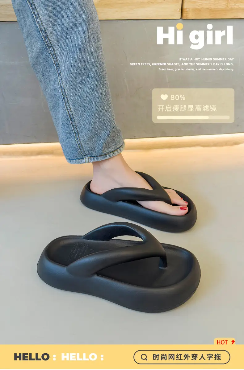 Women's Soft White Flip-Flops Flat Sandals — feature 10