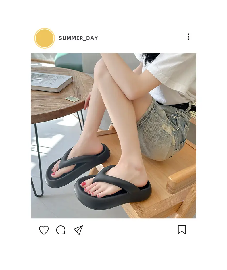 Women's Soft White Flip-Flops Flat Sandals — feature 11