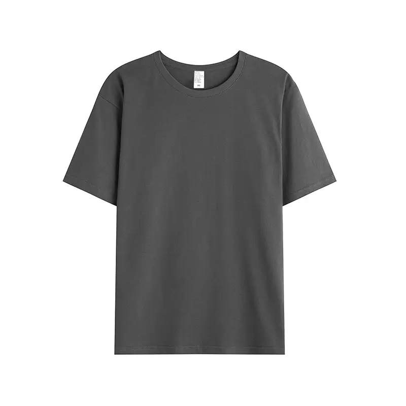 Men Cotton Round Neck T-Shirt 160g Loose Fit - Image 4