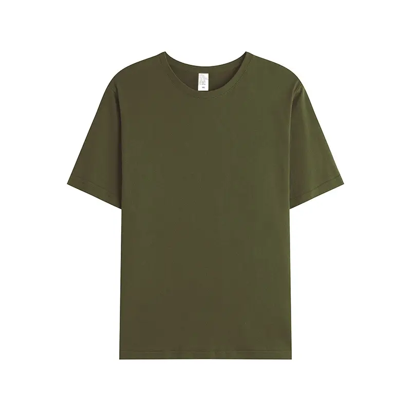 Men Cotton Round Neck T-Shirt 160g Loose Fit - Image 6