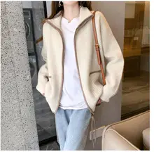 2025 Green Twist Knitted Cardigan Women — feature 13