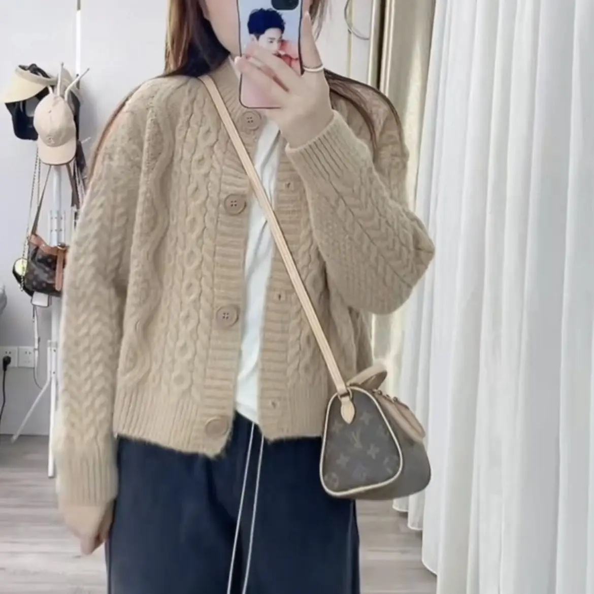 2025 Green Twist Knitted Cardigan Women — feature 30