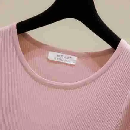 2024 New Summer Thin Ice Silk Slim-fit Crewneck T-shirt — feature 39