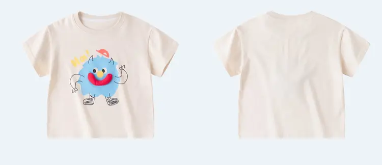Pink Doodle Baby T-Shirt for Boys Summer Wear — feature 18