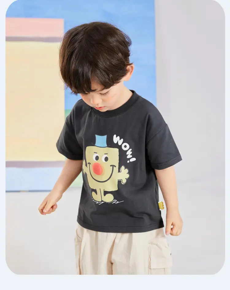Pink Doodle Baby T-Shirt for Boys Summer Wear — feature 26