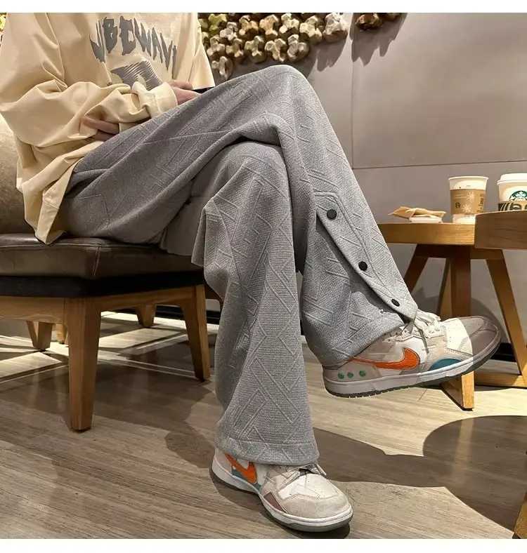 Breasted Split Wide-leg Casual Pants for Boys Large — feature 20