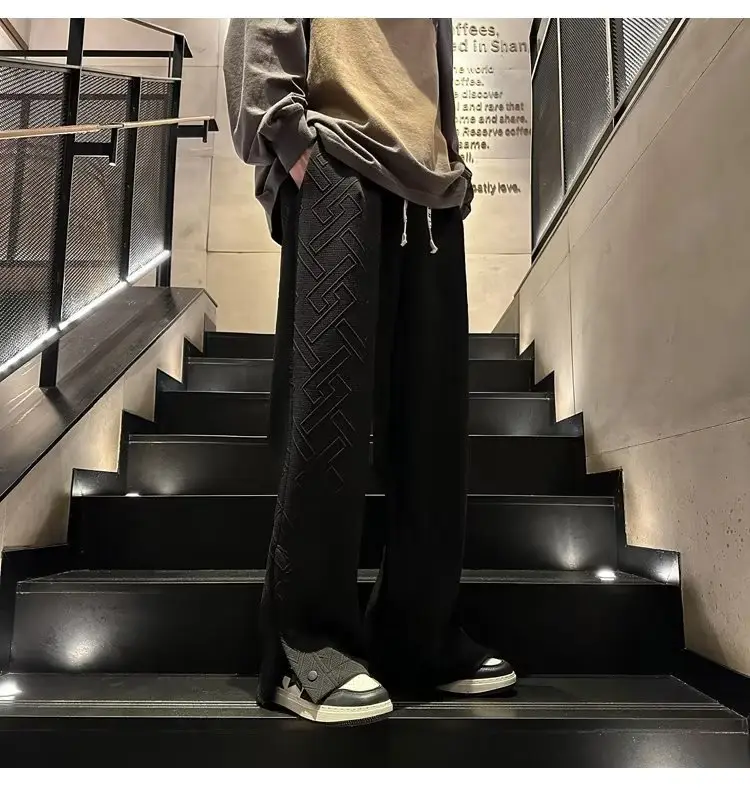 Breasted Split Wide-leg Casual Pants for Boys Large — feature 23