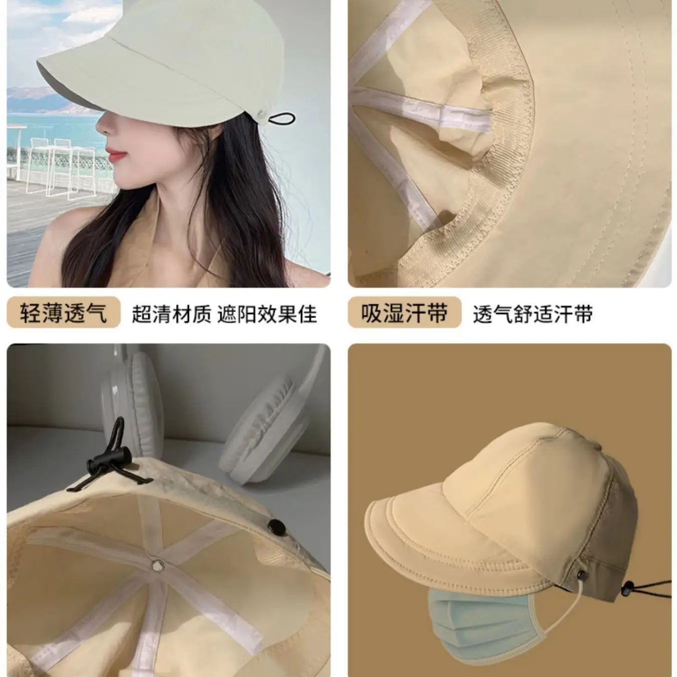 Duck Tongue Sunhat for Girls Summer Wear