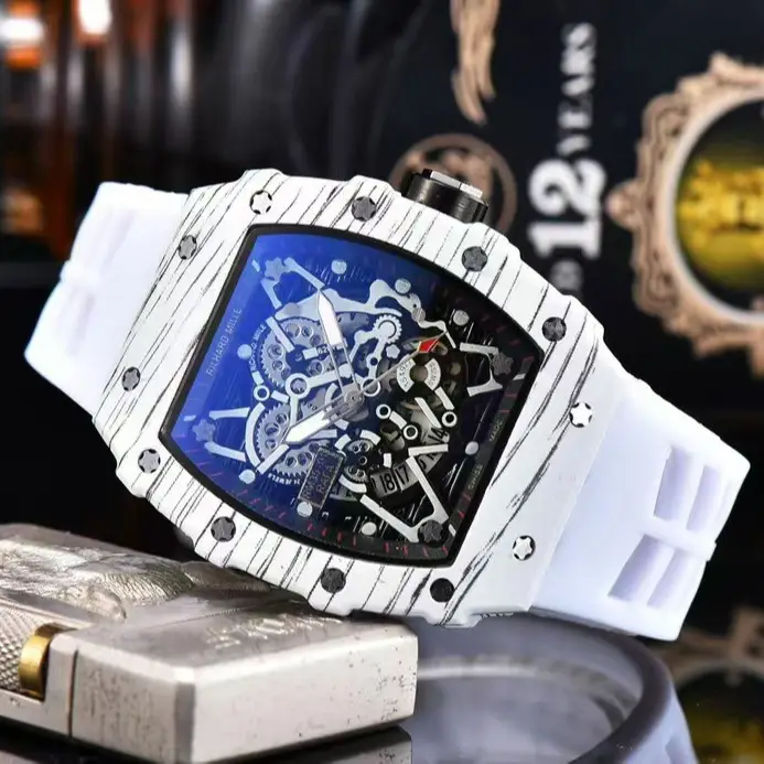Richard Watch Red Black Butterfly Design - Image 9