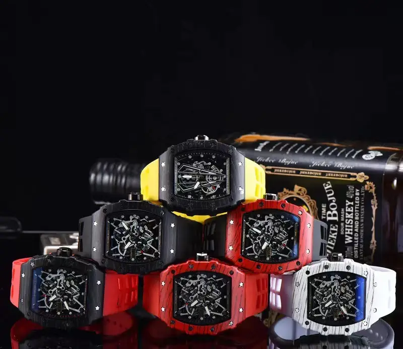 Richard Watch Red Black Butterfly Design — feature 1