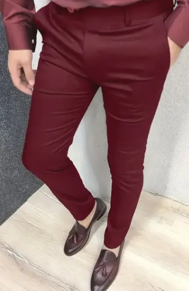3D Printed Striped Slim Fit Pants for Men - Image 22