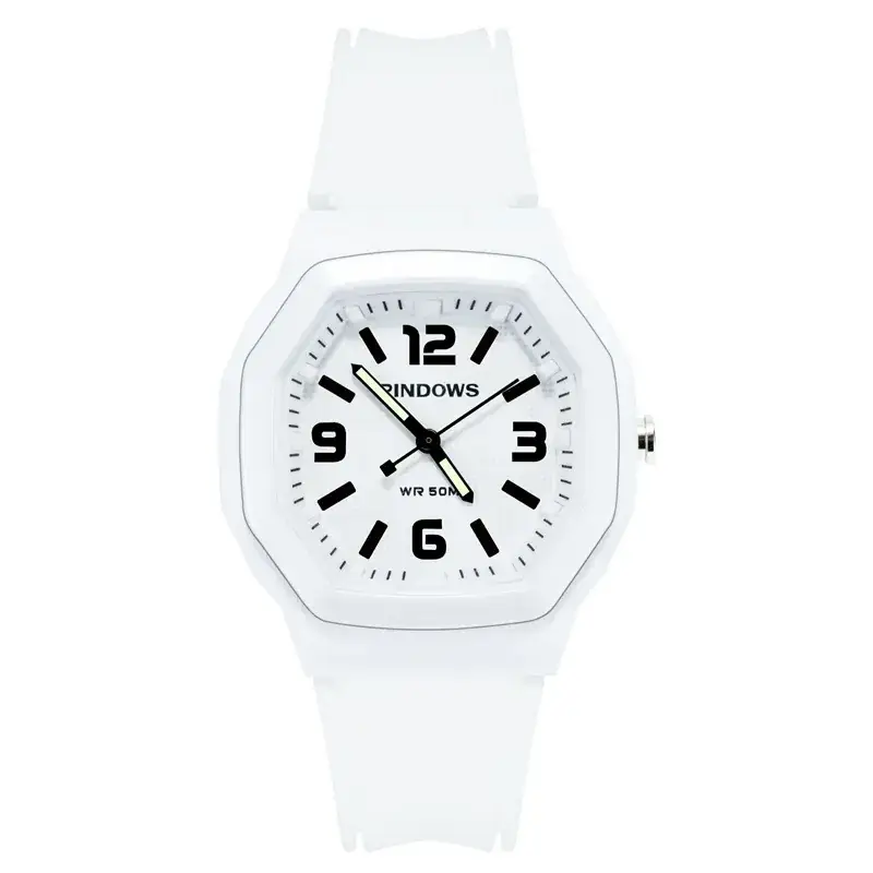 Women's Mint Green Quartz Watch with Green Strap - Image 3