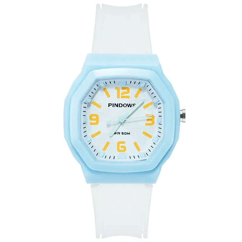 Women's Mint Green Quartz Watch with Green Strap - Image 4