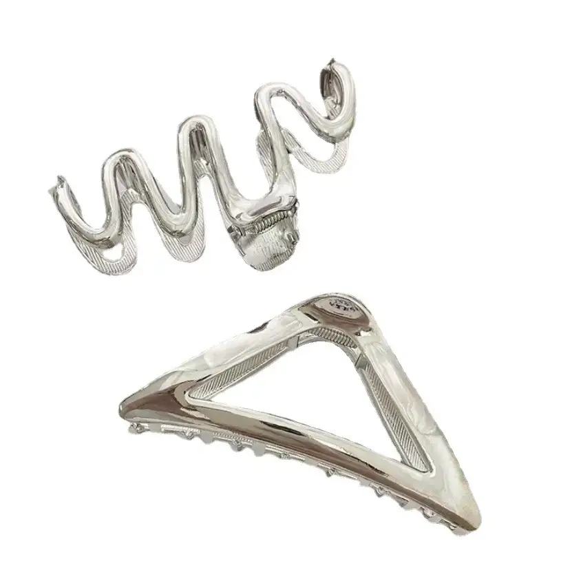 Oversized 3D Metal Hairpin Clip Shark Design - Image 52