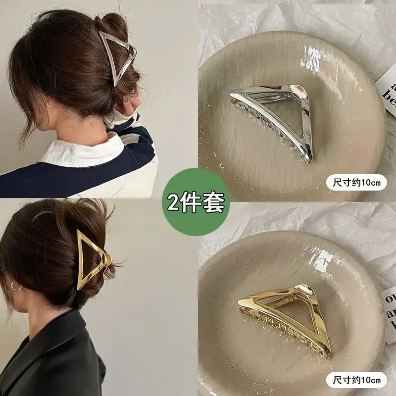 Oversized 3D Metal Hairpin Clip Shark Design — feature 2