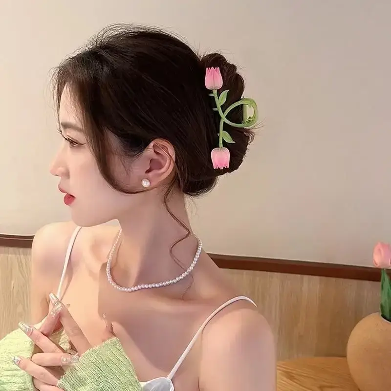 Oversized 3D Metal Hairpin Clip Shark Design - Image 35