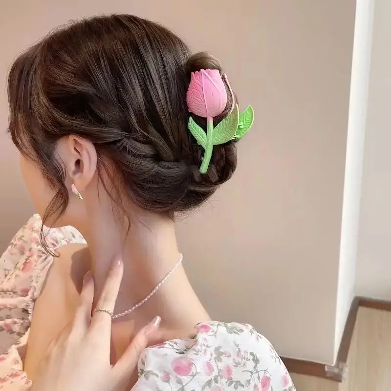 Oversized 3D Metal Hairpin Clip Shark Design - Image 36
