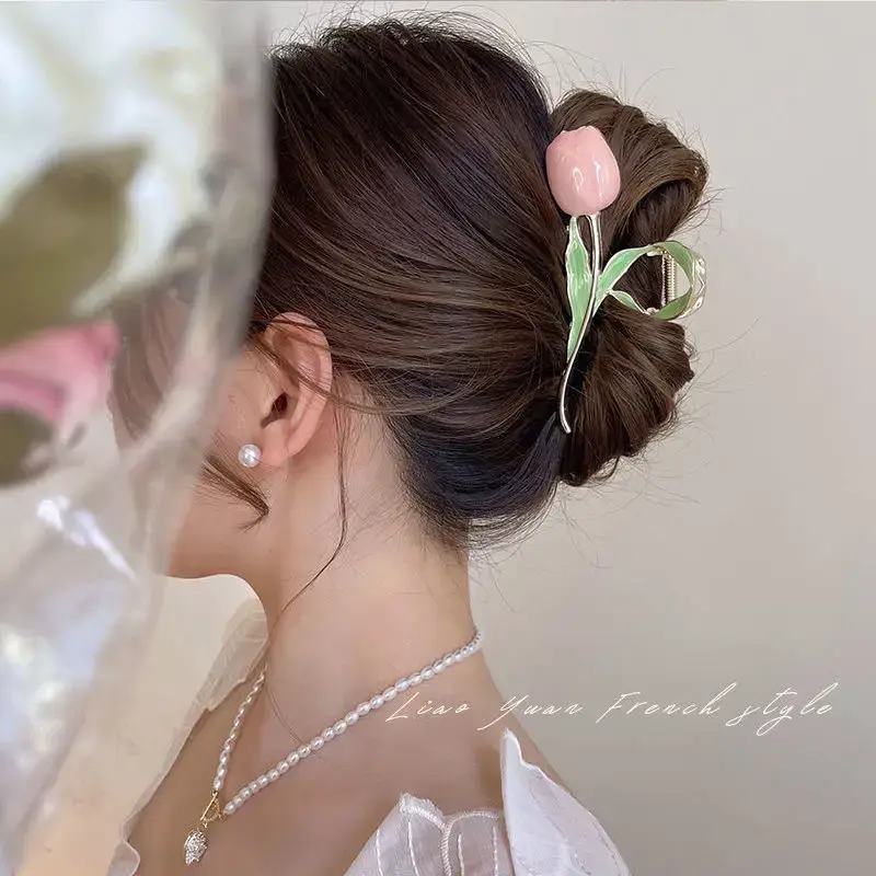 Oversized 3D Metal Hairpin Clip Shark Design - Image 38
