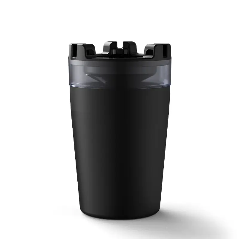 Ashtray with Water Tank Anti-fly Ash Anti-smoke Flavor Creative Household Car Funnel with Cover Personalized Stainless Steel Ashtray